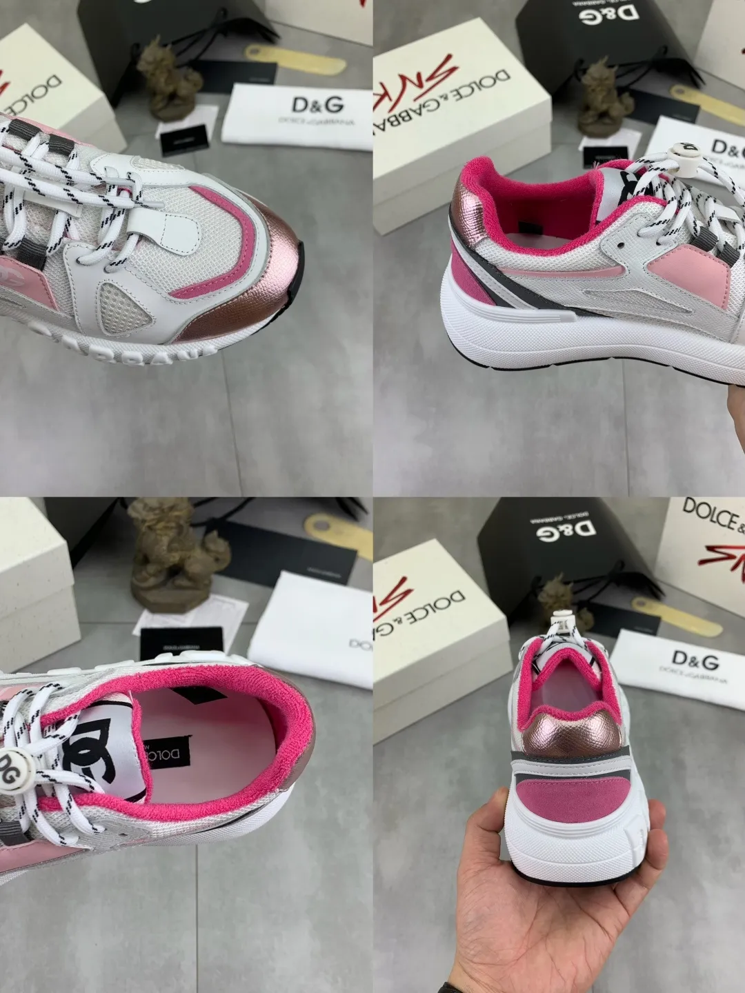 Men's men's shoes 💰P580💰[New model] Couple 🧑‍🤝‍🧑 style Top original order quality Synchronized with "DOLCE&GABBANA [Dolce & Gabbana] ~ High quality." Effect Low-top casual DG men's shoes, loved by many celebrities, using high-end imported top-layer calfskin splicing design + cowhide feet, simple and elegant, perfectly interpreting the latest inspiration of shoes, integrating classics and fashion. Luxurious dreams, dominating fashion Suitable for drivers, light and comfortable to drive, light and breathable for outdoor travel, high-end quality, trustworthy, 6️⃣colors🉑️ to choose from! Code number: 35-46